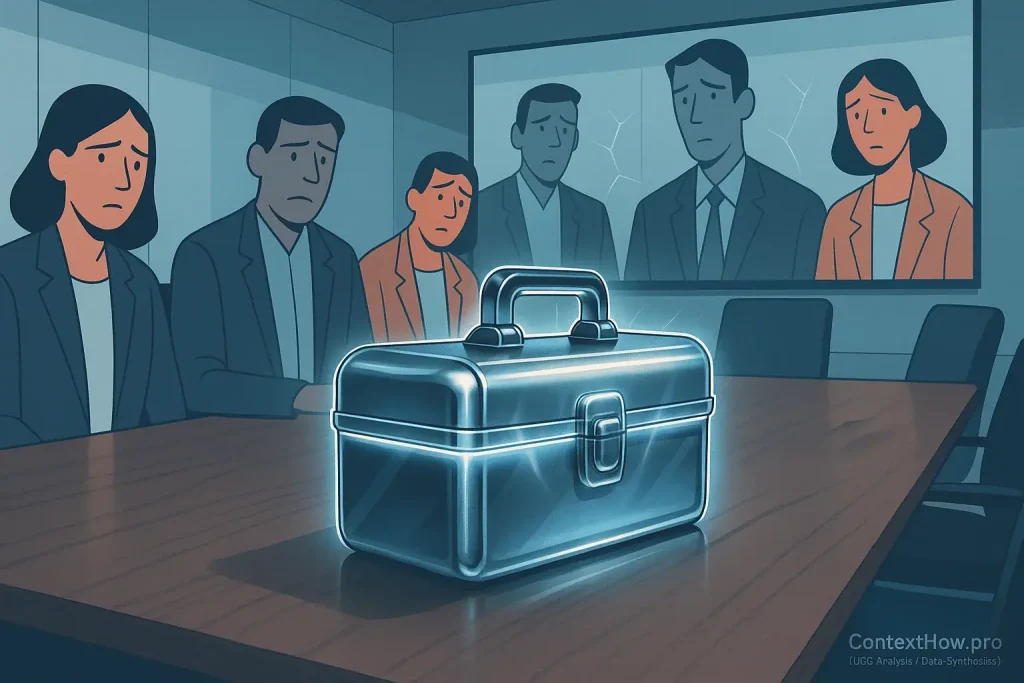 Despite a shiny futuristic toolbox, confused hybrid meeting attendees reveal tools don't solve cultural issues.